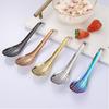 Serving Spoon Manual Hollow Stainless Steel Thickened Sauce Strainer Spoon for Home