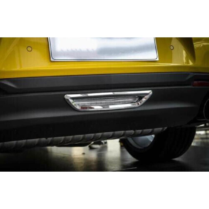 Rear Bumper Fog Light Lamp Cover Trim Bezels For Chevrolet Camaro 2017+ Chrome