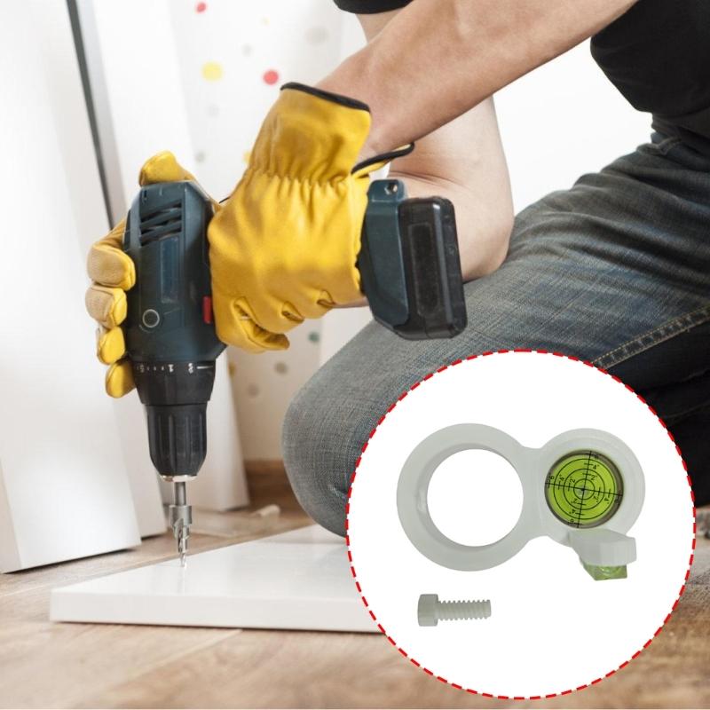 Double Axises Alignment Guide For Power Drills Ensures Perfectly Leveled Holes In Walls And Woodworking Projects