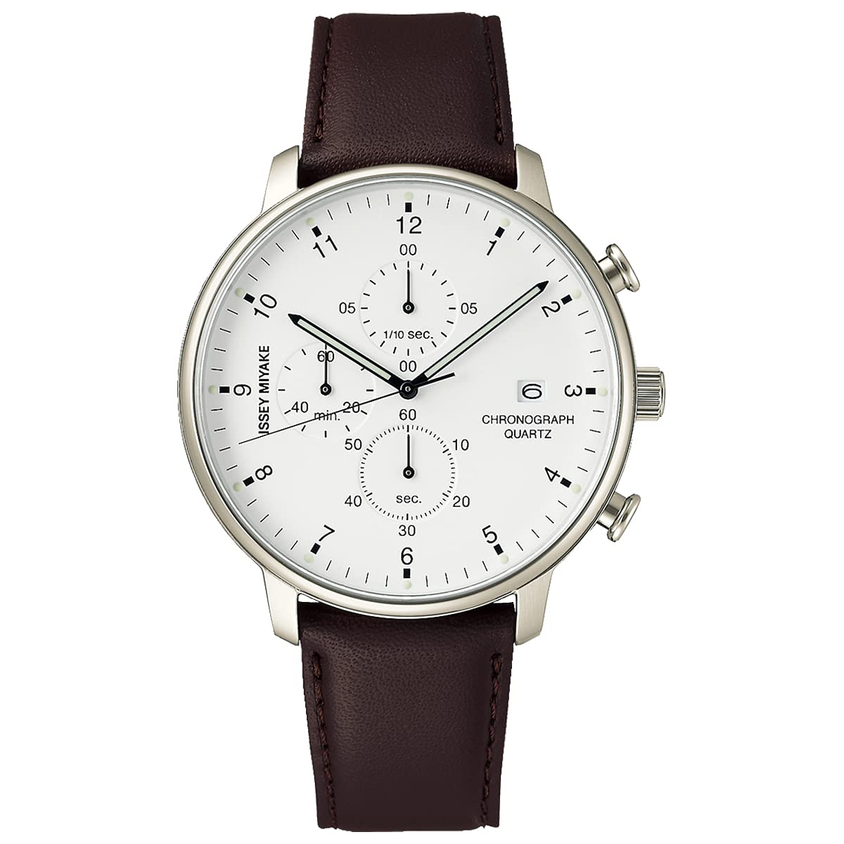 

ISSEY MIYAKE Watch C C Ichiro Iwasaki Design Chronograph NYAD009 [ISSEY MIYAKE] Men s