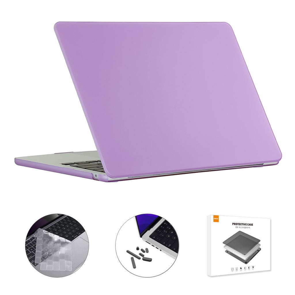 Case for Macbook Air 15 inch (2025)/(2024) A3114/(2023) A2941 (US Version) Matte Laptop Cover with TPU Keyboard Film +Plugs