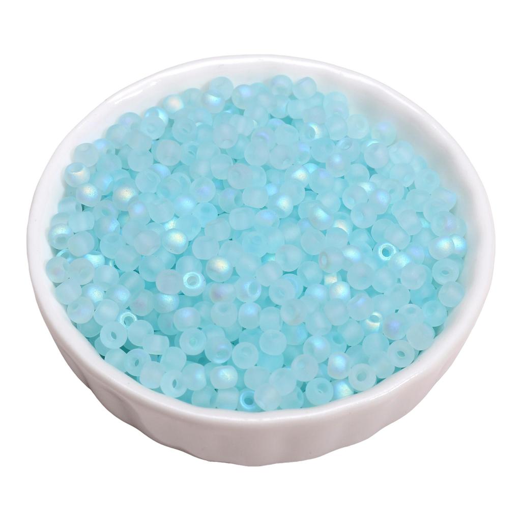 85/170Pcs Domestic Premium Glass frosted Aurora Seed Beads DIY Bracelet Necklace For Jewelry Making Accessories