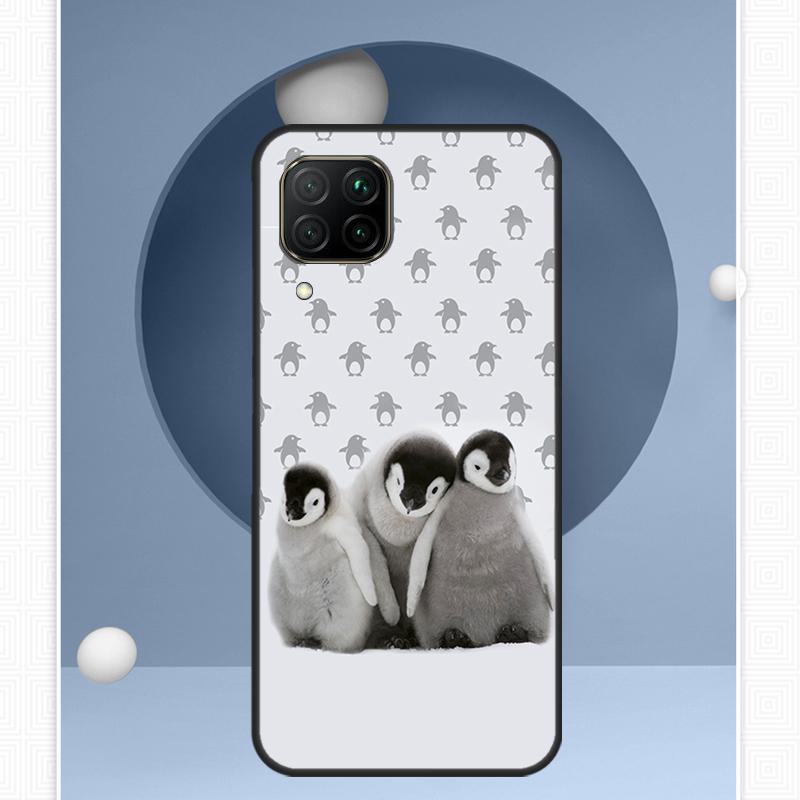Penguin For Huawei Nova 12s 12i 11i 8i Y91 Y60 Y70 Y72 Y90 Y61 9 10 SE P20 P40 Lite P30 P60 Pro Case
