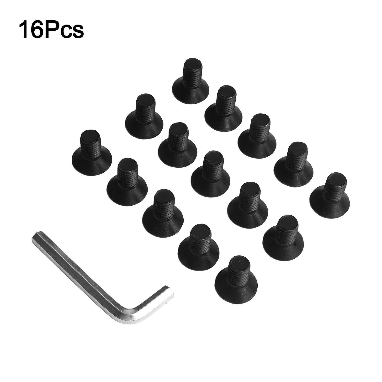 

15pcs Trimmer Head Screws Hex Socket Head Grass Trimmer Head Brush Cutter Attachment With 1 Wrench Mower Accessories