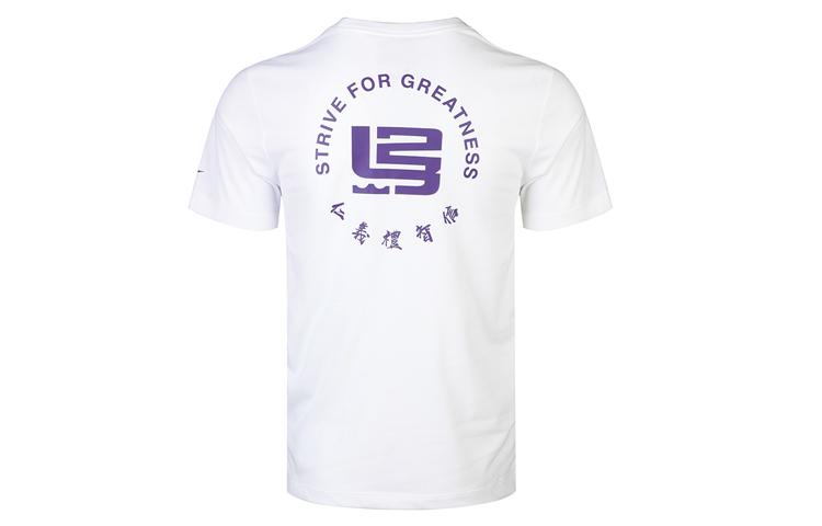 

Nike T Shirts Men s White Crew Neck Moderate Straight Fit CV1058-100 S