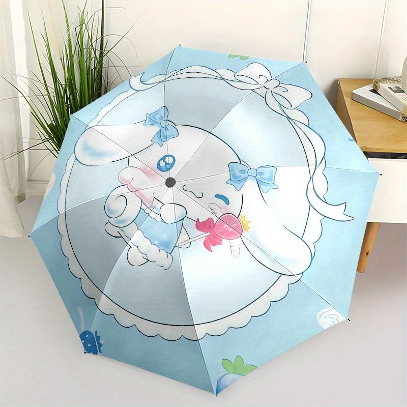 

Cute Character,Strawberry Theme Automatic Umbrella-Foldable, Durable 8-Bone Design, Compact and Stylish, Great for Camping, Halloween, Chris