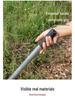 Long-Handled Steel Gardening Hoe for Weeding, Digging, and Turning Soil