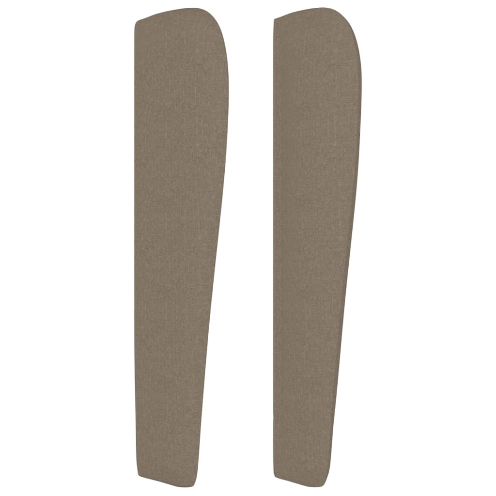 Vidaxl Ohrensessel-Kopfteil, Taupe, 147X23X118/128 Cm, Stoff