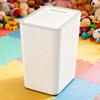 Trash Can with Press Top Lid 15L Plastic Slim Wastebasket Garbage Container Bin for Bathroom Bedroom Kitchen