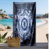 Пляжний рушник з принтом Chelsea FC, швидковисихаючий, м'який, портативний, великий прямокутний пляжний килимок для подорожей, басейну