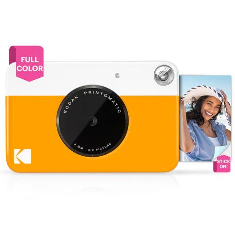 Kodak Printomatic Instant Print Camera, 2X3'', Yellow