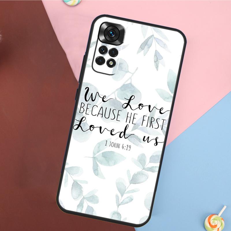 Bible Quotes Jesus God Cover For Xiaomi Redmi Note 14 13 12 9 10 11 Pro 9S 10S 11S 12S Redmi 14C 10C 12C 13C Case