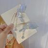 Glitter Butterfly Filigree Hair Stick Buyao for Girls Ancient Chinese Hairpin Traditional Hanbiuk Decorative Cosplay