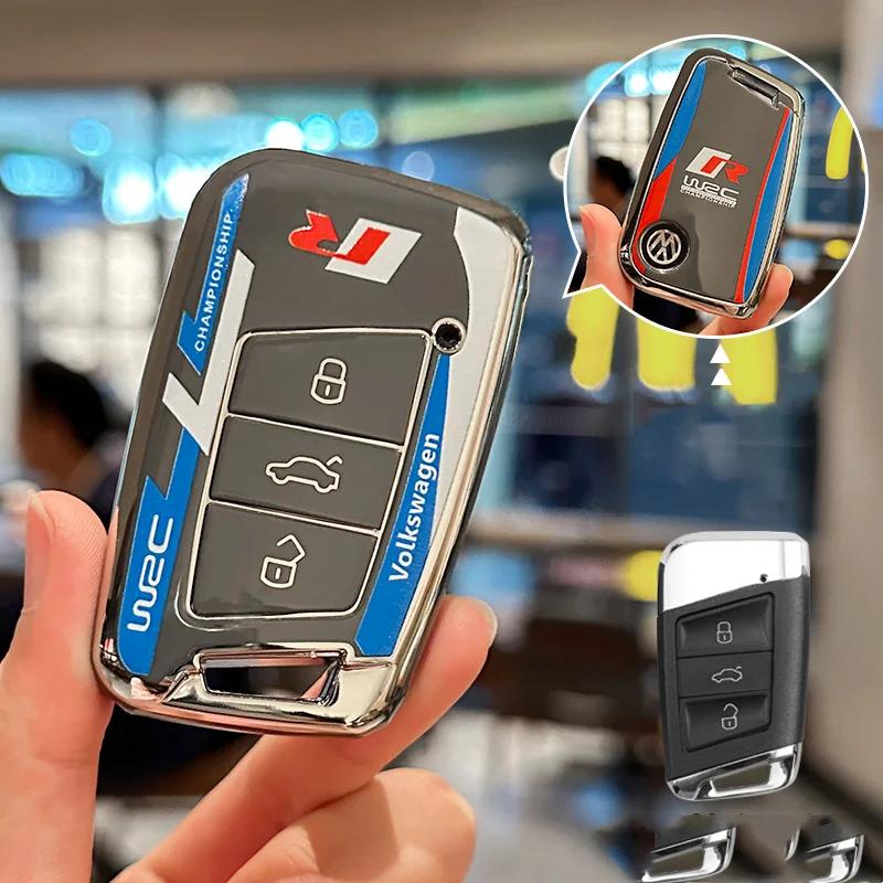 

VW GTI GOLF 2026 Hot For VW VOLKSWAGEN TPU Car Remote Smart Key Case Cover Protector Holder Shell Bag For VW Volkseagen Passat B