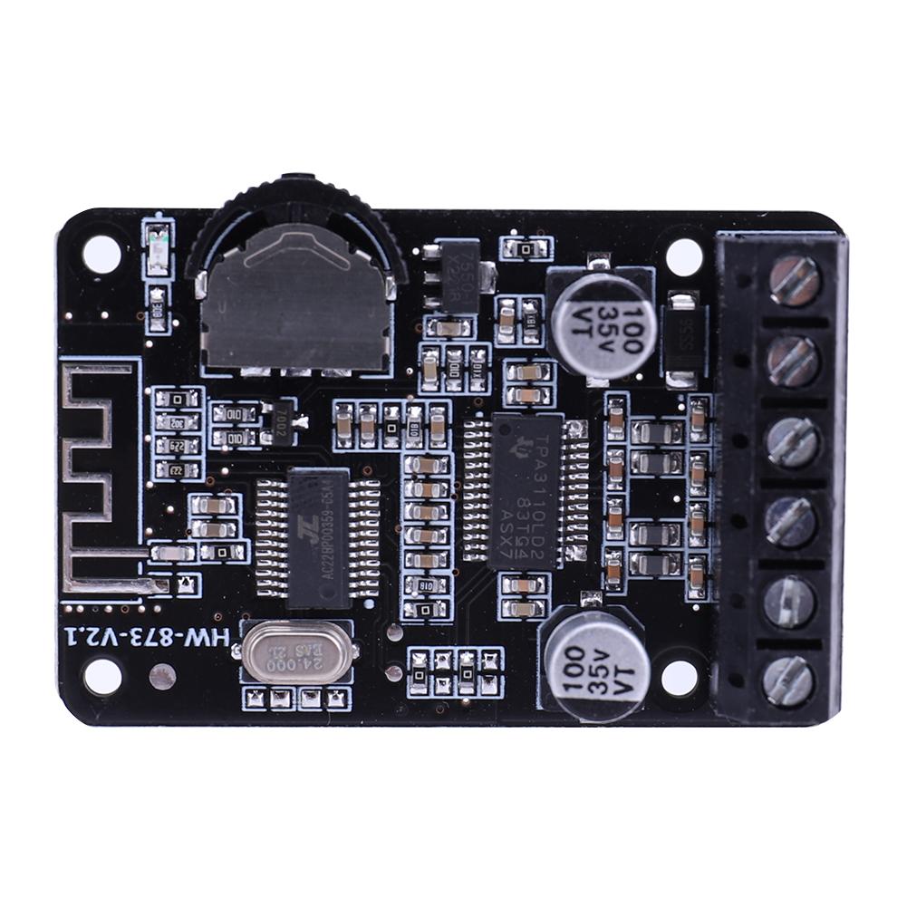 

Audio Power Amplifier Board Dual Channel DC8-24V Bluetooth-compatible Stereo Amplifier Board 10W 15W 20W for Audio Stereo spain