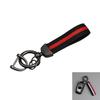 Double Layer Striped Keychain with Ring Universal Fit for Car Keys and Home Keys Durable Multi Color Design