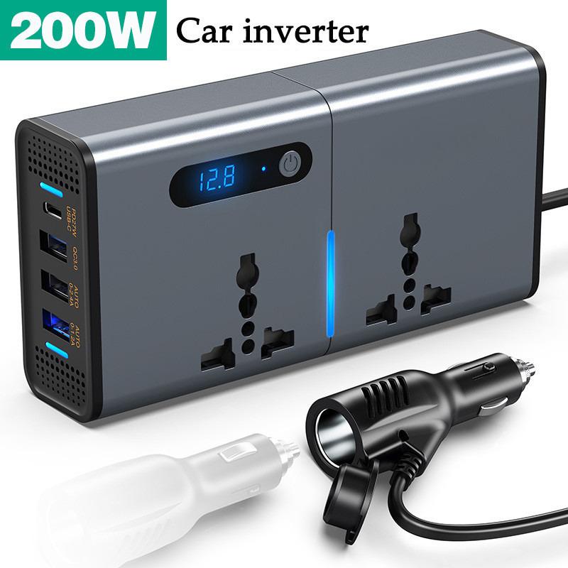 Car Inverter 200W/400W Inverter Converts Car Power To Home Power 12V/24V To 220V Car Inverter Vehicle Inverter