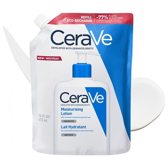 CeraVe Lait Hydratant Éco-Recharge Sans Parfum 473 ml