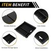 REPAIROCK Center Console Organizer Tray Armrest Storage Box Insert Tray Plastic Black for Toyota Tacoma 2016-2021