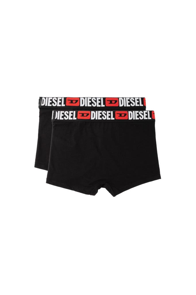 Diesel Men's 2-Pack Boxer Briefs, UMBX-DAMIENTWOPACK 00SMKX0DDAI, Size M, Black, E4101