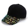 Autumn And Winter Warm Sequins Fashionable, Atmospheric And Beautiful Korean Version Women'S Colorful Baseball Cap Duckbill Cap