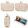 [Baisikou] 3-Way Party Bag, Wedding Bag, Women's Clutch Bag, Formal Bag, Wedding, Reception, Graduation, Fireworks Display, Coming-of-Age Ceremony,