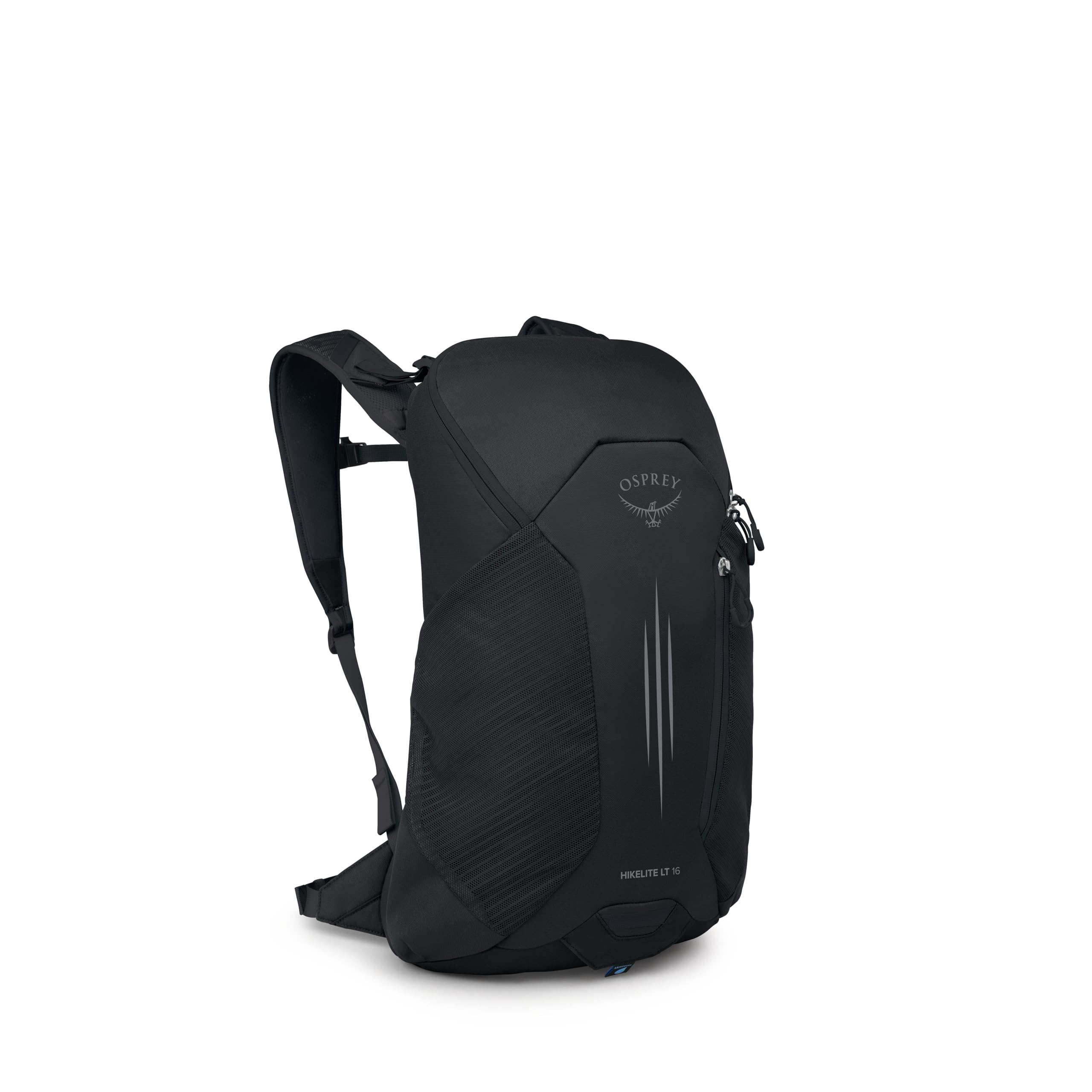 Osprey Hikelite LT 16L Hiking Backpack - Lightweight Travel Daypack with Rain Cover, Unisex, Black