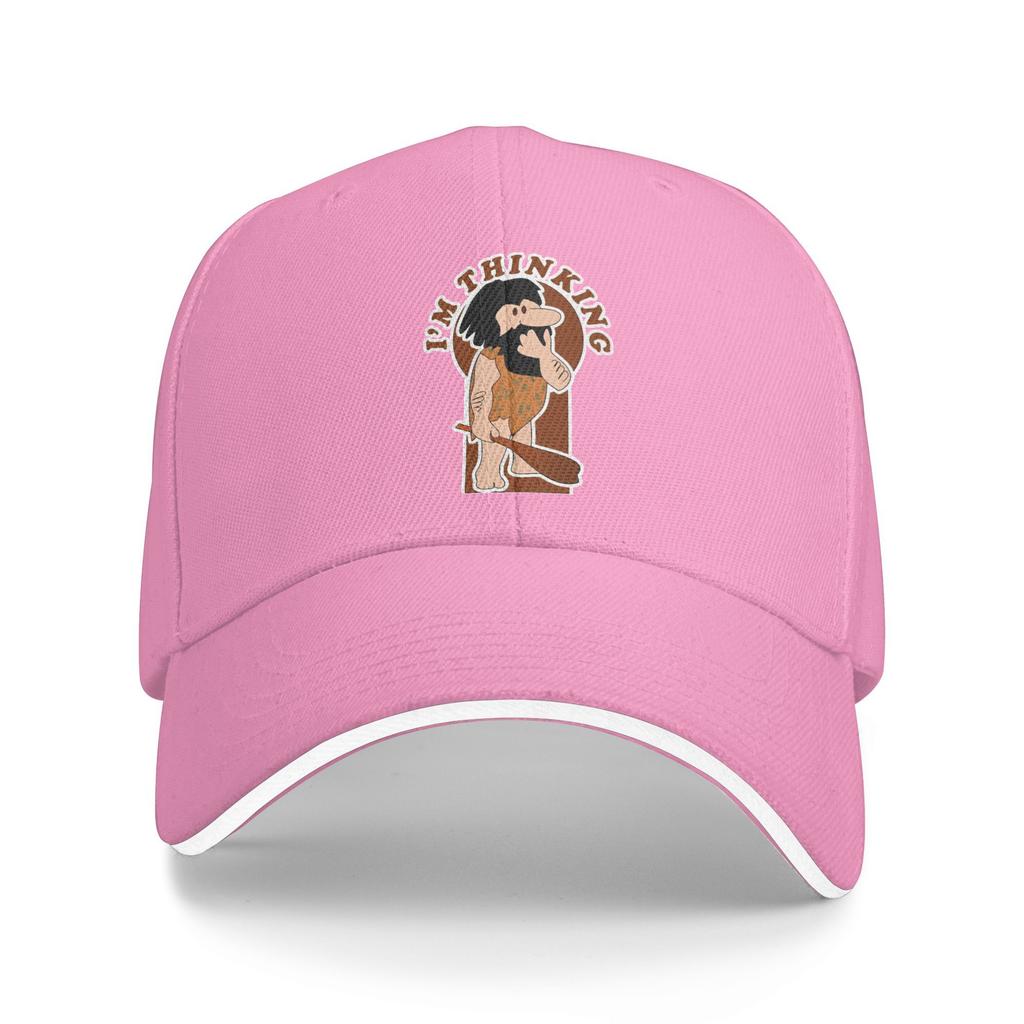 Summer Captain Caveman Cavey I Am Thinking Baseball Cap y2k Cool Design Sun Trucker Hat Men Women Dropshipping Caps