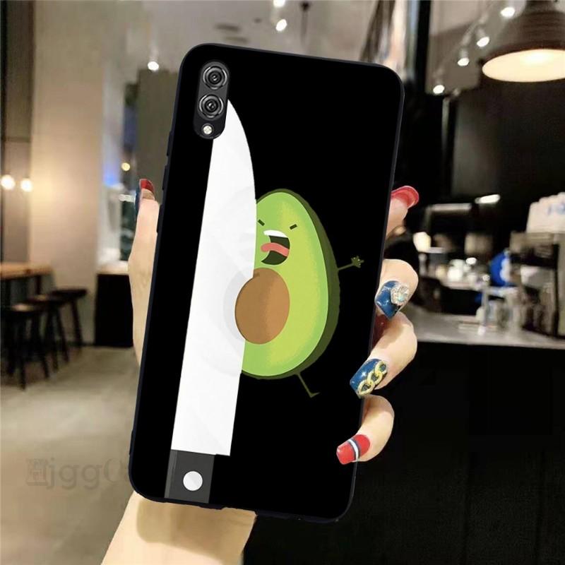 Avocado Ästhetik Handyhülle Für Honor 70 50 20 7S X9 X8 X7 Magic 4 3 Pro Weiche Schwarze Handyhülle