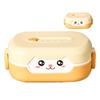 Children"s Cartoon Container 700ml Double Insulation Microwaveable Toddler Lunch Box for Picnic