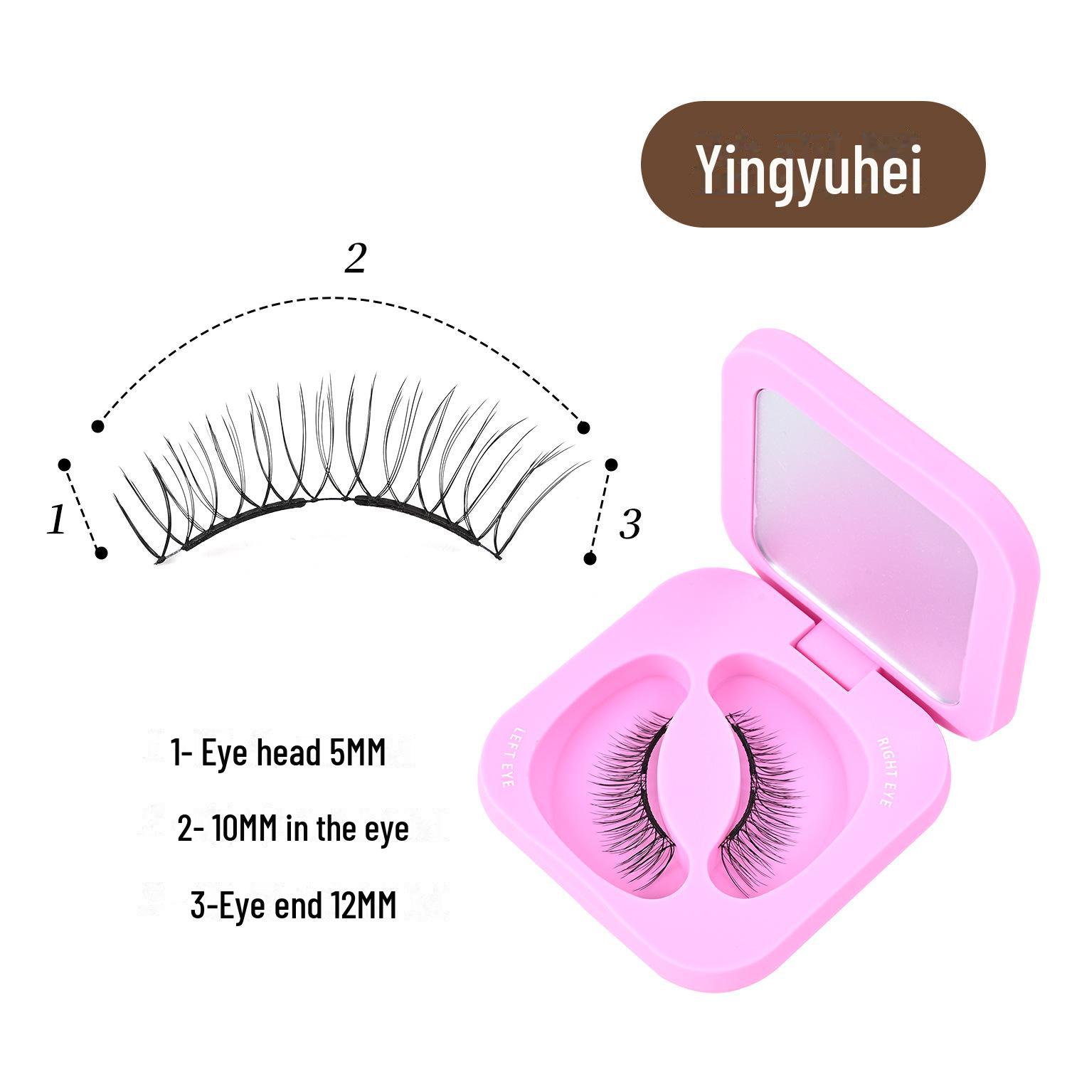 

«Мягкие магнитные 3D-ресницы длительного использования» Set Box + Eyelashes + Tweezers