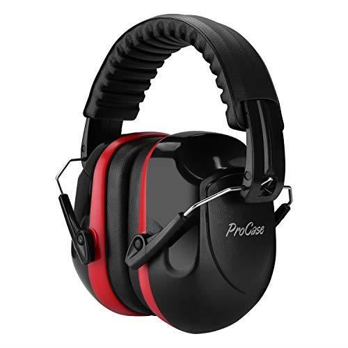 ProCase Casque Anti Bruit Pliable Réglable Confortable Adulte, Avec Une Atténuation De 26dB, Serre-tête Souple Pour Milieu Bruyant