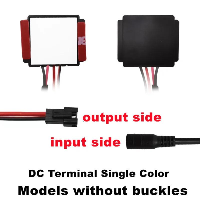DC 12V 24V veidrodinis jutiklinis jungiklio jutiklis Vonios veidrodis makiažo veidrodis LED vienspalvis trispalvis pritemdymo jungiklis be elektrodų reguliavimas
