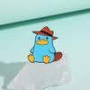 Perry the Platypus Enamel Pin Cartoon Anime Characters Green Pet Brooch Lapel Backpack Badge Fashion Jewelry Gift for Friends