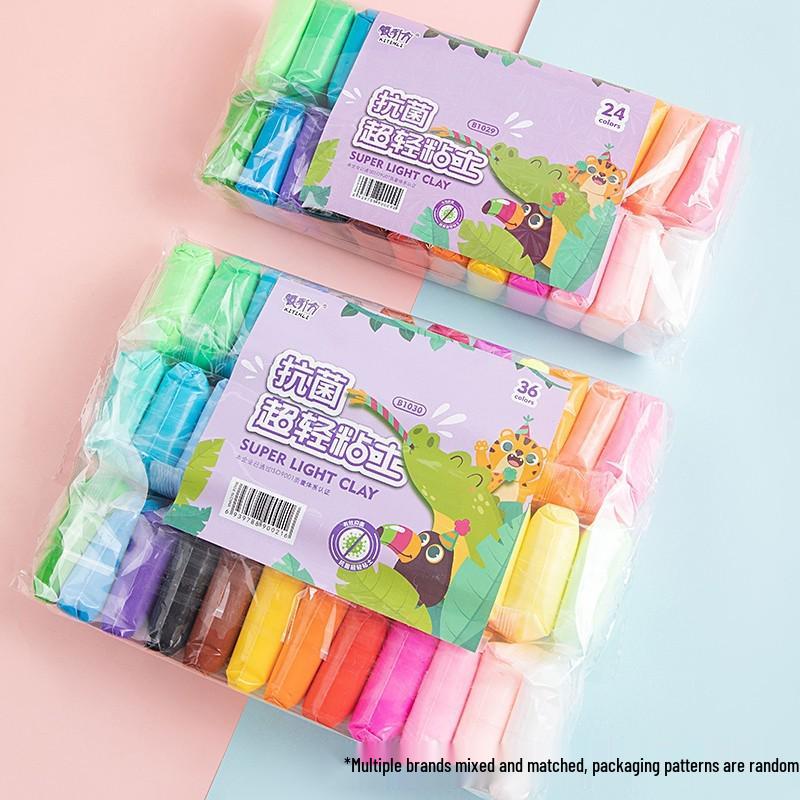 36-Color Play Dough Set: Food-Grade Space Clay for Kids