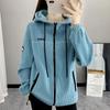 Thickened Velvet Jacket for Women,Loose and Casual Warm Leisure Sports Coat