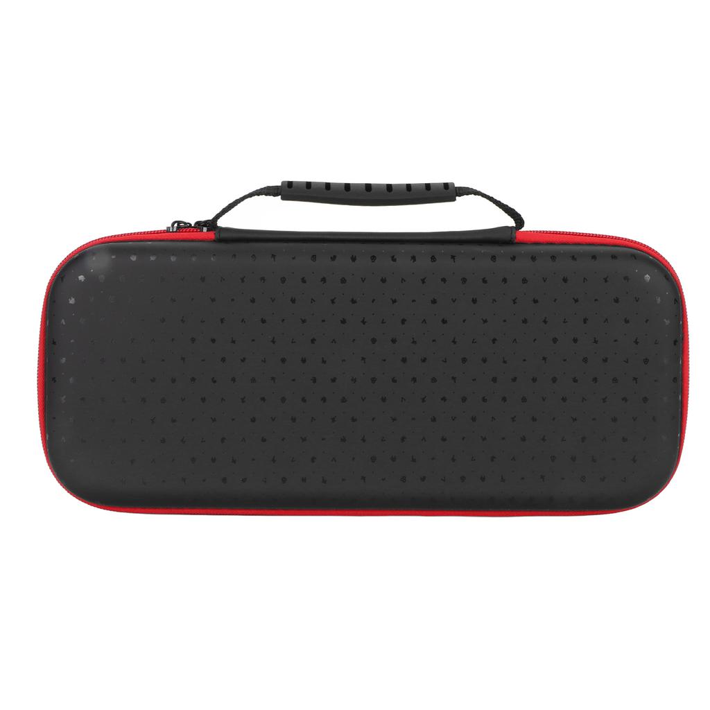 Handheld Console Carrying Case Waterproof Shockproof EVA Hard Carrying Case for ROG ALLY Red Zipper