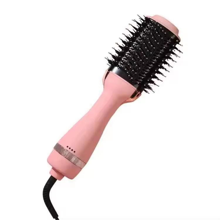 Latest 1000W Factory Price 3-in-1 Round Hair Dryer Brush Electric Hotel Use Salon Portable Straightener Comb Blowout Brush