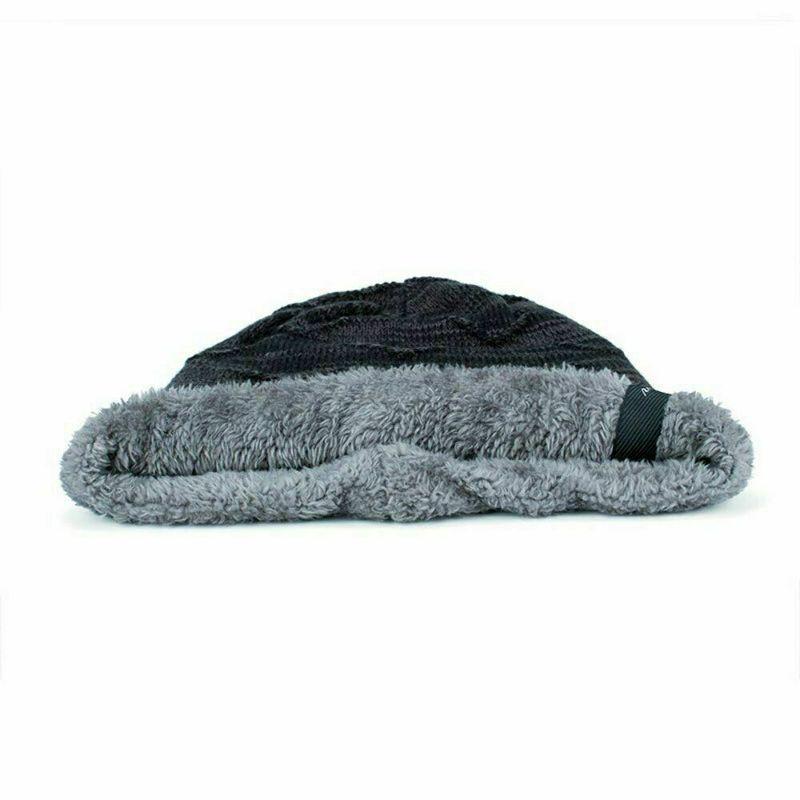 Căciuli de iarnă, căciuli groase și lejere, pentru bărbați și femei, căciuli calde și moi cu craniu, tricotate