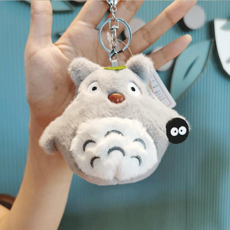Cute Totoro Keychain Plush Doll Ultrasoft Short Plush Stuffed Animal Perfect For Gifts