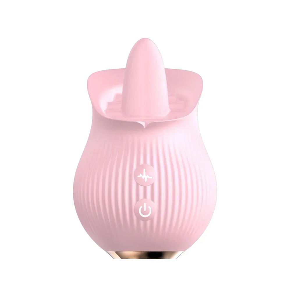 Sex Rose Shape Vagina Sucking Vibrator Intimate Good Nipple Sucker Oral Licking Clitoris Stimulation Powerful Sex Toys for Women