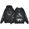 Berserk Anime Harajuku Washed Hoodie for Men