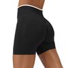 Women's Casual Hip,lifting Seamless Color Block Yoga Fitted Sports Shorts
