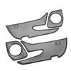 DAD GARSON Door Kick Guards for 40 Series Left and Right GARSON Alphard/Vellfire (Front Row, Set) [Normal Leather] KG093-01-01