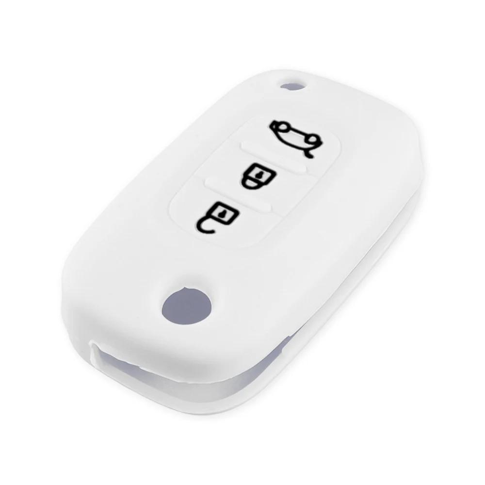 KEYYOU Silikonowy Pokrowiec na Kluczyk Dla LADA Vesta Granta XRay Kalina Priora Sedan Sport Dla Renault Fluence Clio Megane Dla Mercedes
