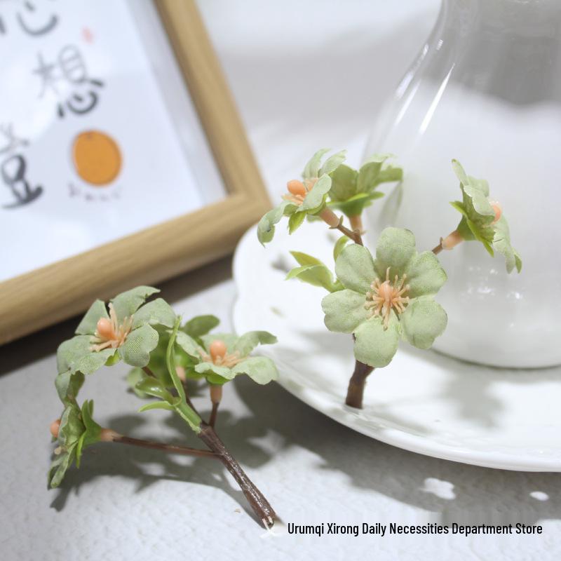 Handmade Five-Prong Plum Flower Wedding Hairpin Arrangement