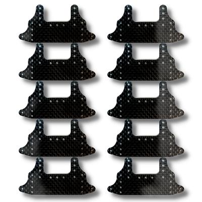 TAGATORON Carbon Rear Brake Bumper (2. Black 10 Pieces)