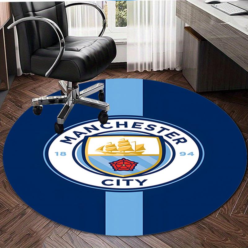 1pc Football Team (32) Design Printed Area Round Carpet for Bedroom Living Room Home Decor Rugs Mat Non Slip Mat Rug for Bedside