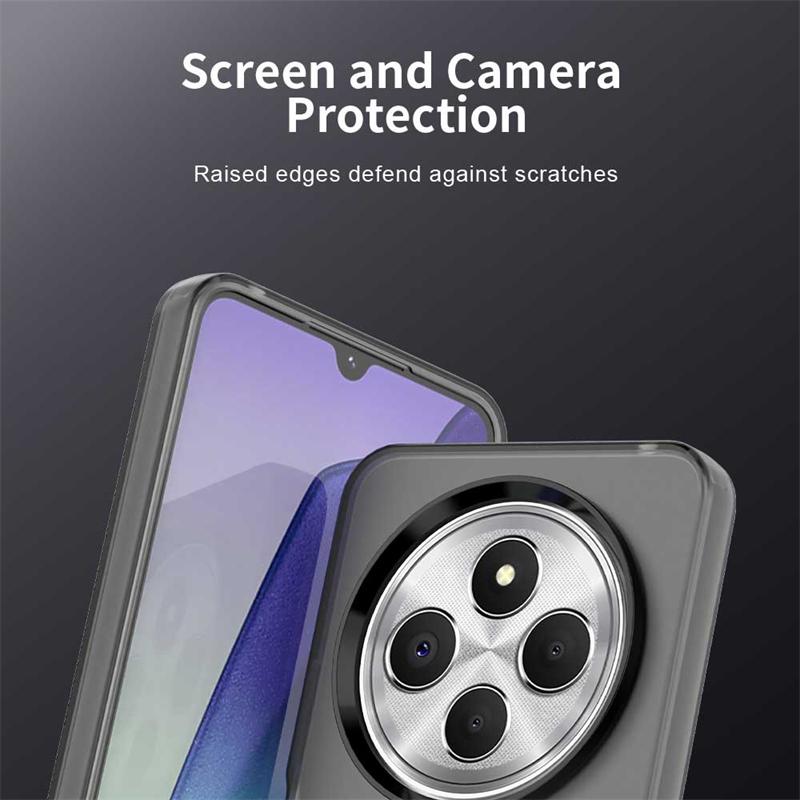 Anti-Drop Candy Color Phone Case For Xiaomi Poco C75 Matte Transparent Back Case For Poco C75 Cover For Poco C75 Case 6.88 Inch