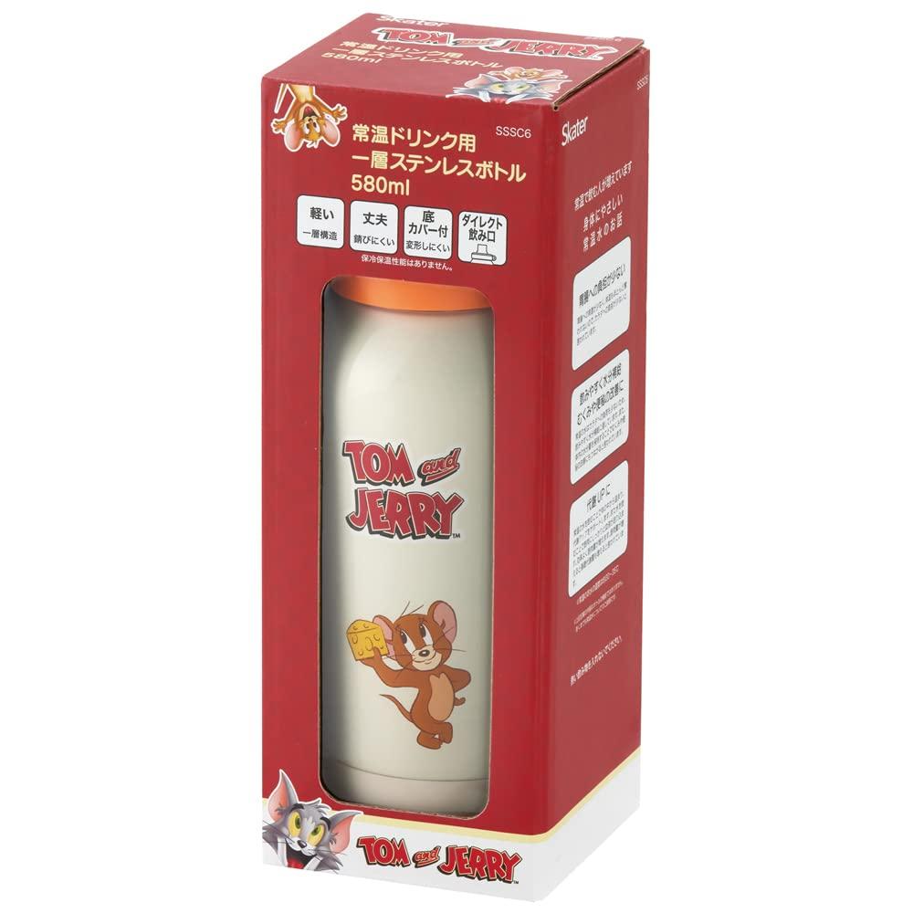 Skater 580ml Stainless Steel Water Room Healthy Tom Jerry Bottle, Lightweight, Single-Layer Design, Temperature, Drink, & Design, SSSC6-A